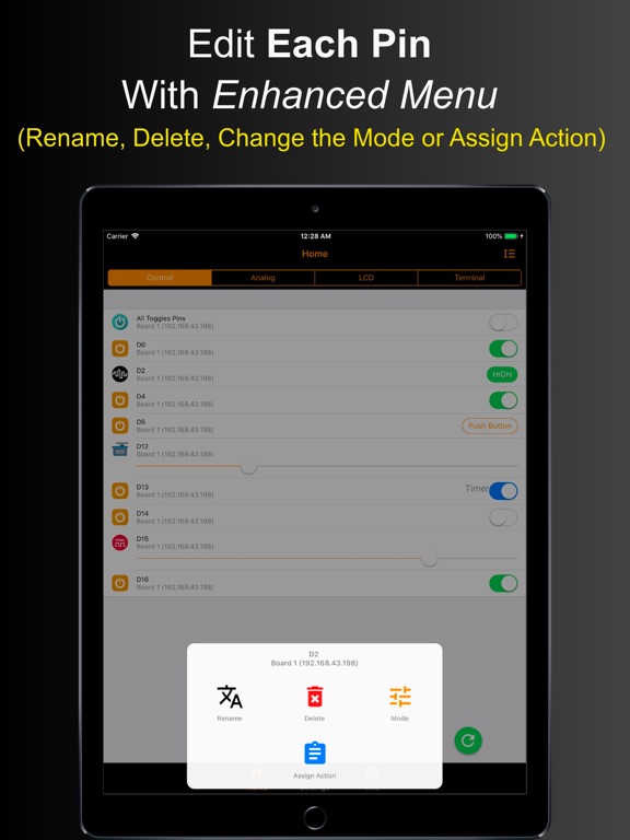 ESP32 Kit iPad screenshot 8 - Productivity app