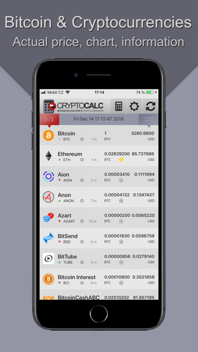 Screenshot #1 pour Bitcoin & Crypto Calculator