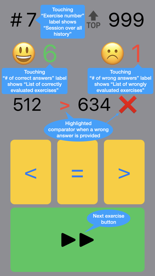 #4. My First Math Compare Numbers (iOS) Podle: Filip Stastny
