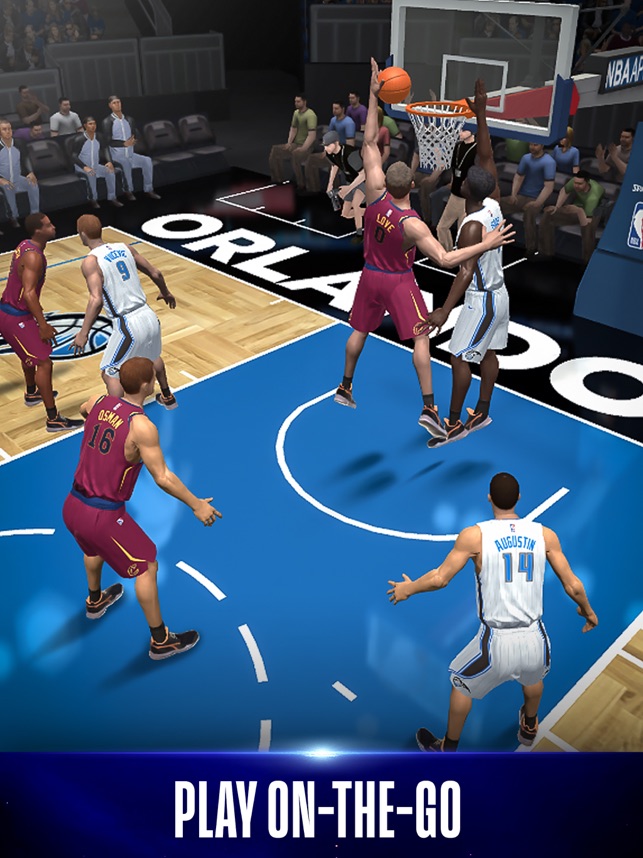 NBA NOW Screenshot des mobilen Basketballspiels