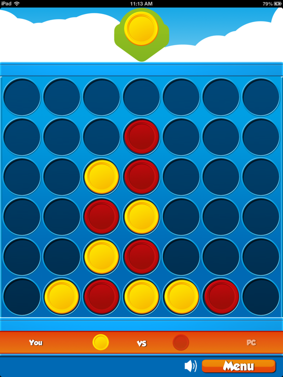 4 in a Row Multiplayer iPad screenshot