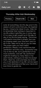 Prayers for Lent and Advent screenshot #3 for iPhone