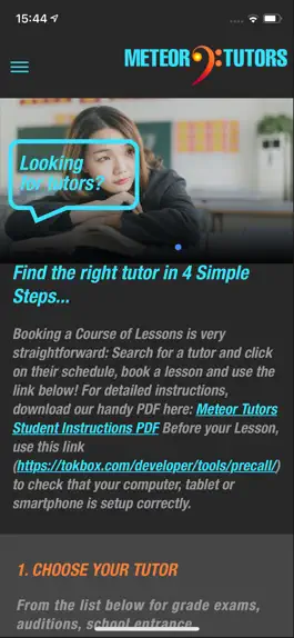 Game screenshot Meteor Tutors apk