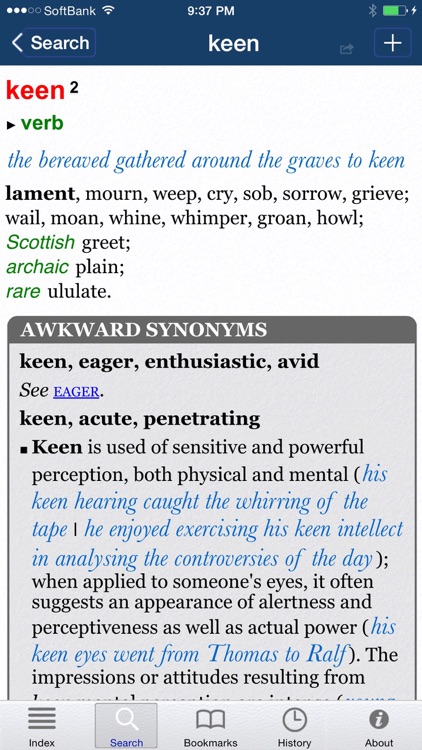 Oxford Thesaurus of English.