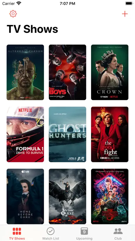 TV Club – show tracker & guide