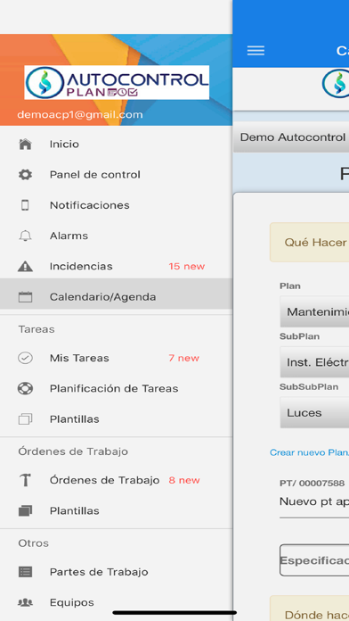 Screenshot #3 pour Autocontrol Plan