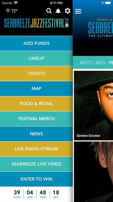 How to cancel & delete Seabreeze Jazz Festival from iphone & ipad 2