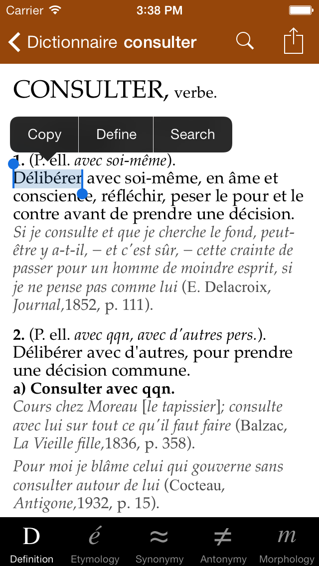 Dictionnaire Screenshot