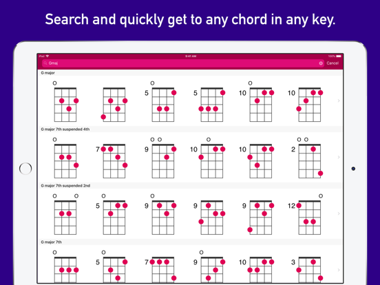 UkeLib Chords iPad screenshot 5 - Music app
