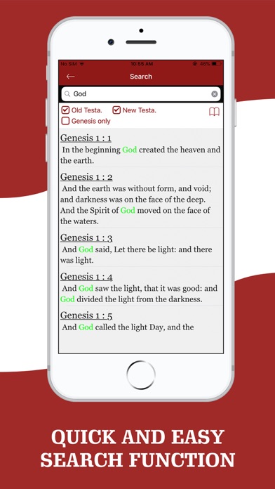 American King James Bible screenshot 2