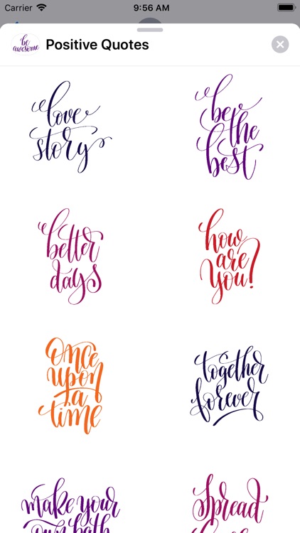 Positive Quotes Stickers screenshot-8