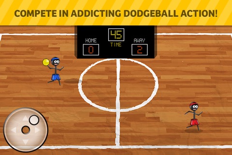 Stickman 1-on-1 Dodgeballのおすすめ画像1