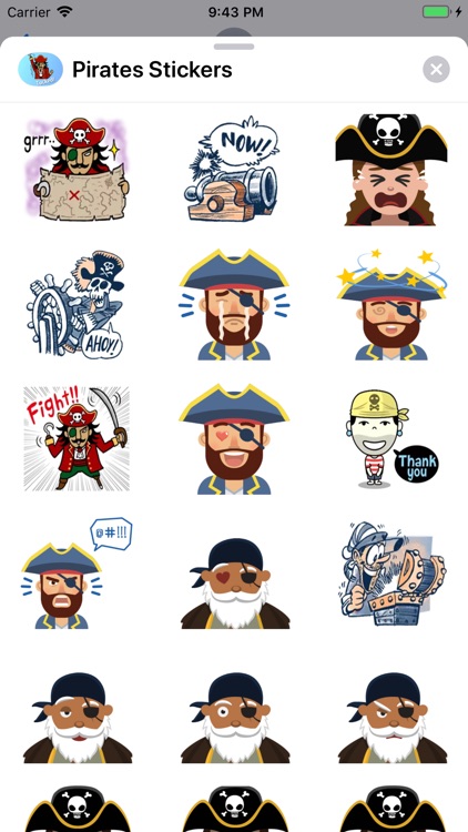 Pirates Emoji Stickers