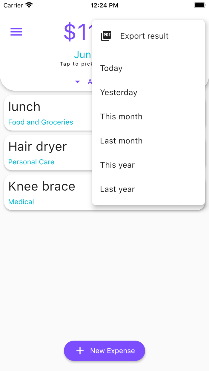Daily Expense Tracker