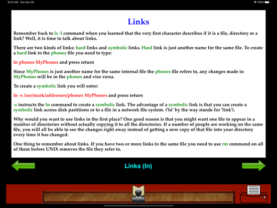 Practical UNIX Linux iPad app afbeelding 10