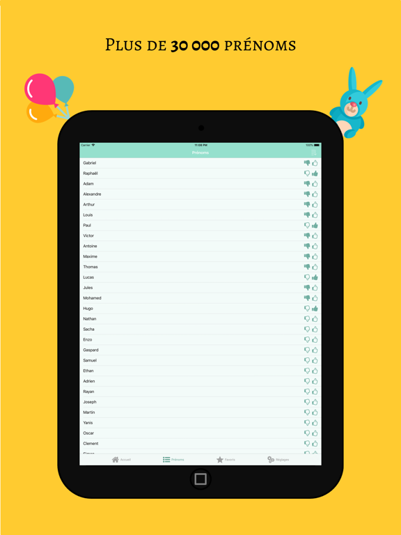 Screenshot #5 pour Trouver le prénom de bébé