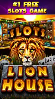 slots casino - lion house iphone screenshot 1