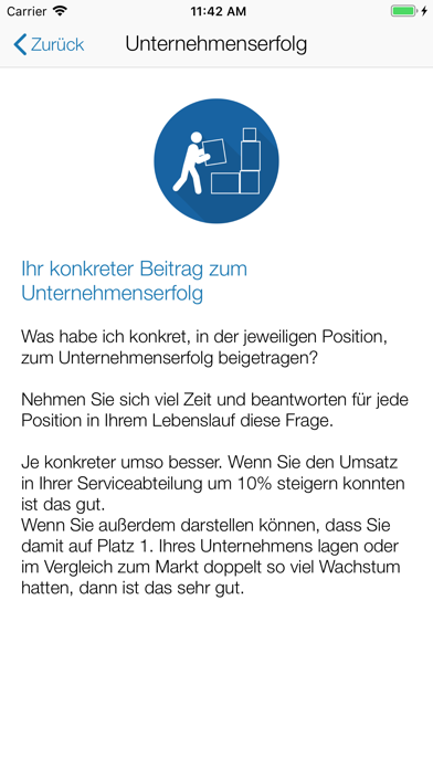 Vorstellungsgespräch Screenshot