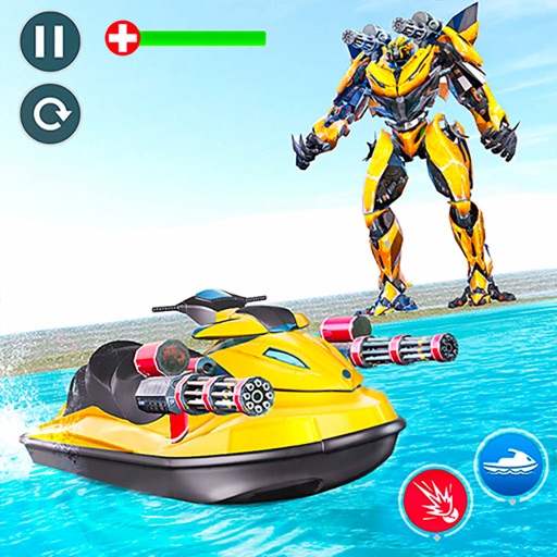 Jet Ski Robots War Submarine icon