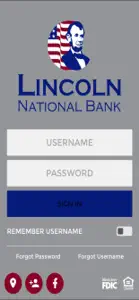 Lincoln National Bank Mobile screenshot #2 for iPhone