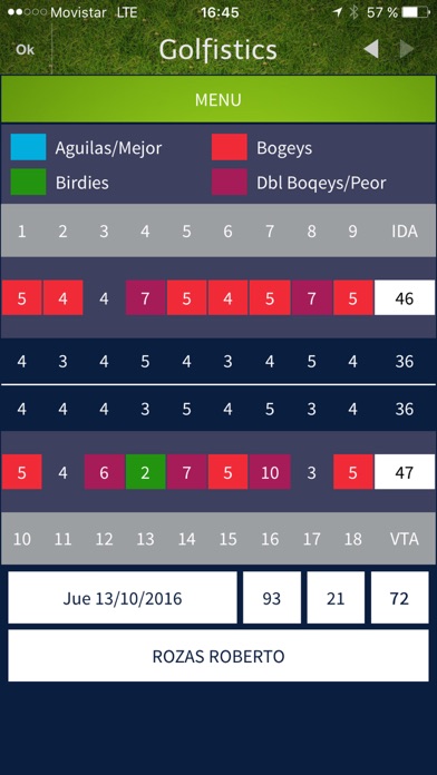Golfistics Screenshot