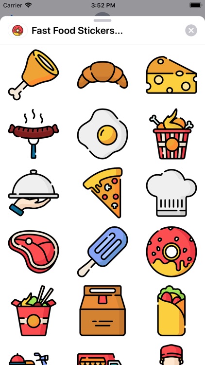 Fast Food Stickers...