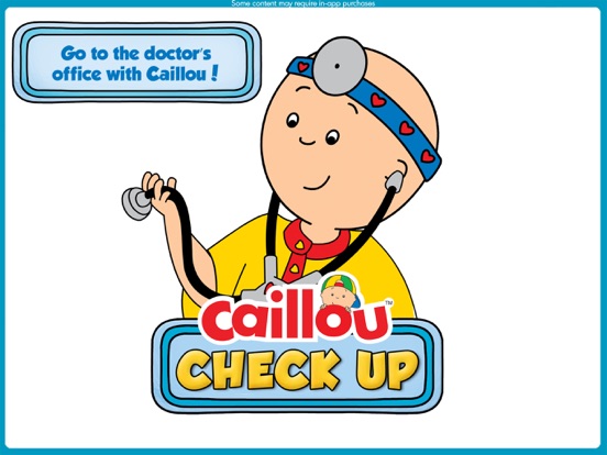 Caillou 健康診断お医者さんゲームのおすすめ画像1