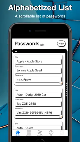 Game screenshot Simple Password List mod apk