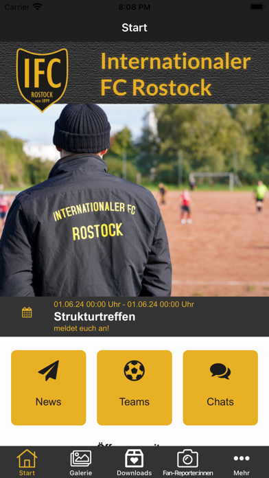 Internationaler FC Rostock Screenshot