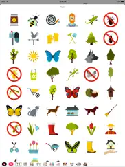 100 gardening stickers ipad resimleri 2