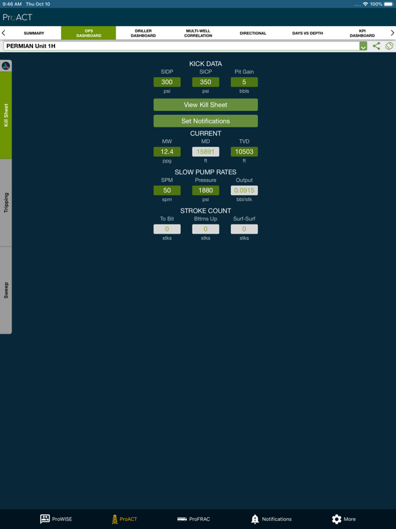 ProMPT: ProWISE ProACT ProFRAC iPad screenshot 4 - Business app