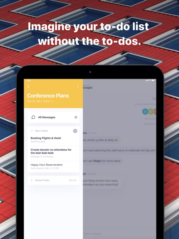 Magic Personal Assistant iPad screenshot 2 - Productivity app