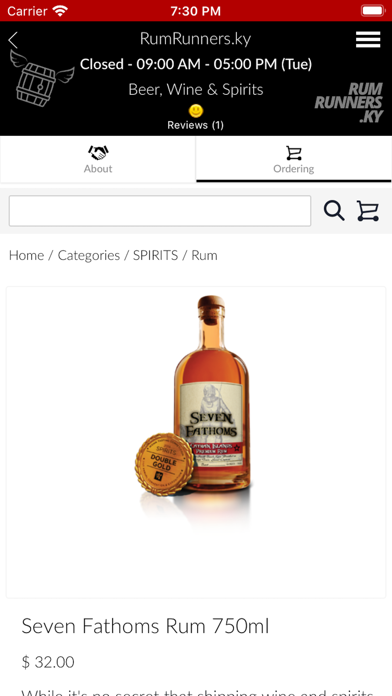 RumRunners.ky iPhone screenshot 5 - Business app