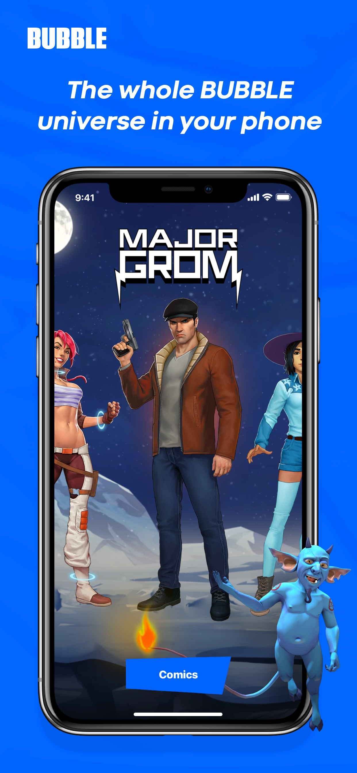 BUBBLE Comics. Russian heroes.