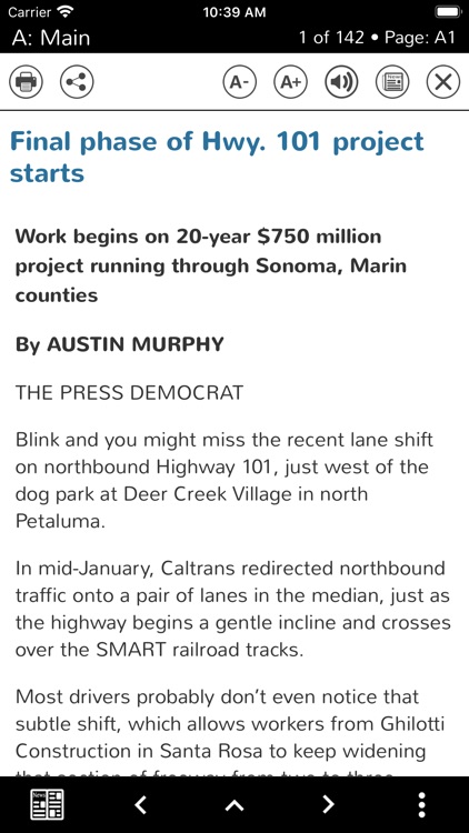 Petaluma Argus in Education