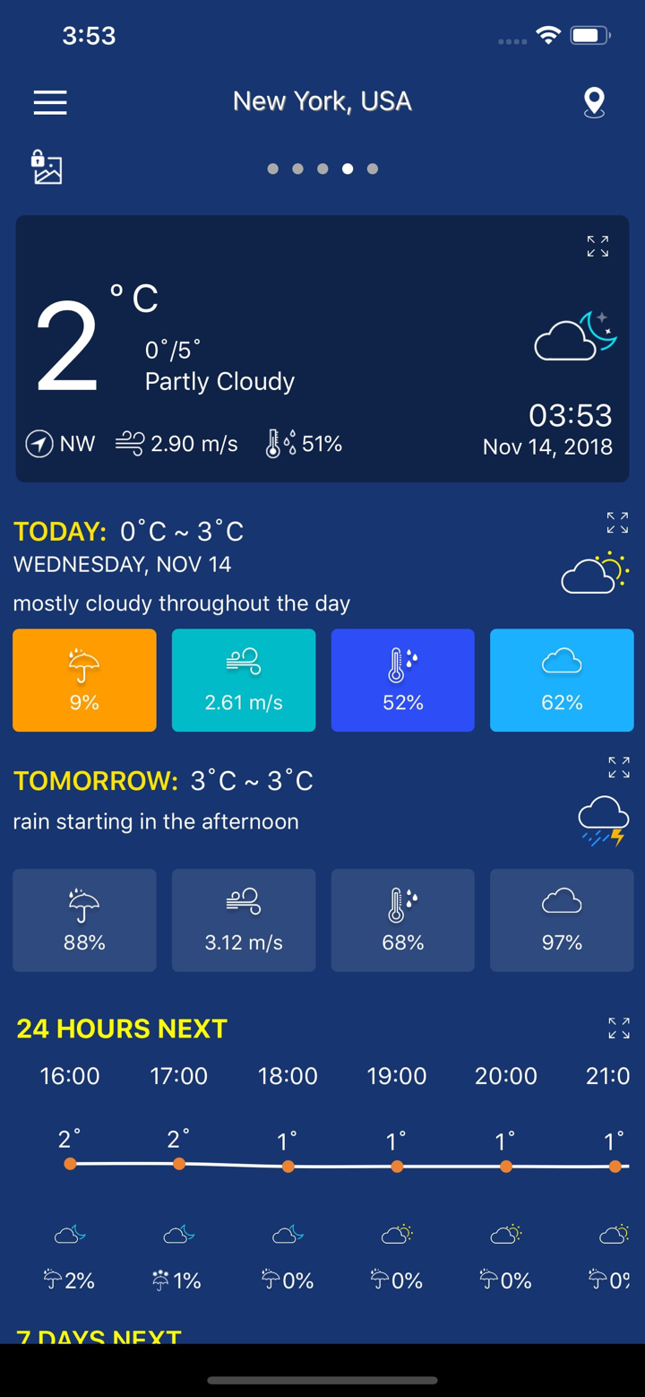 天气 预报 - 氣溫 pro screenshot 7