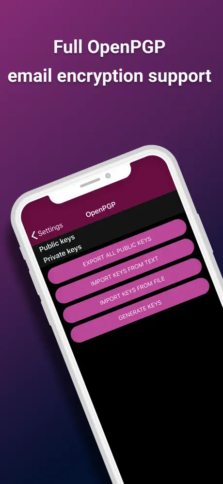 PrivateMail Client