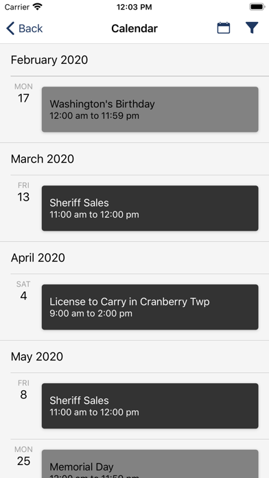 Butler County PA Mobile Screenshot