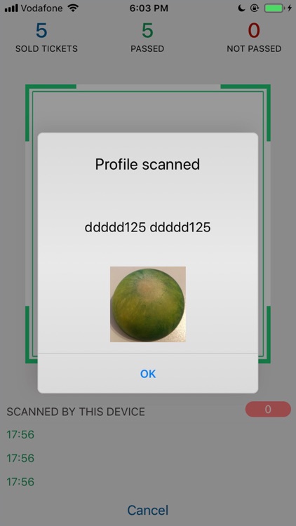 Ticket scanner for 2event.com