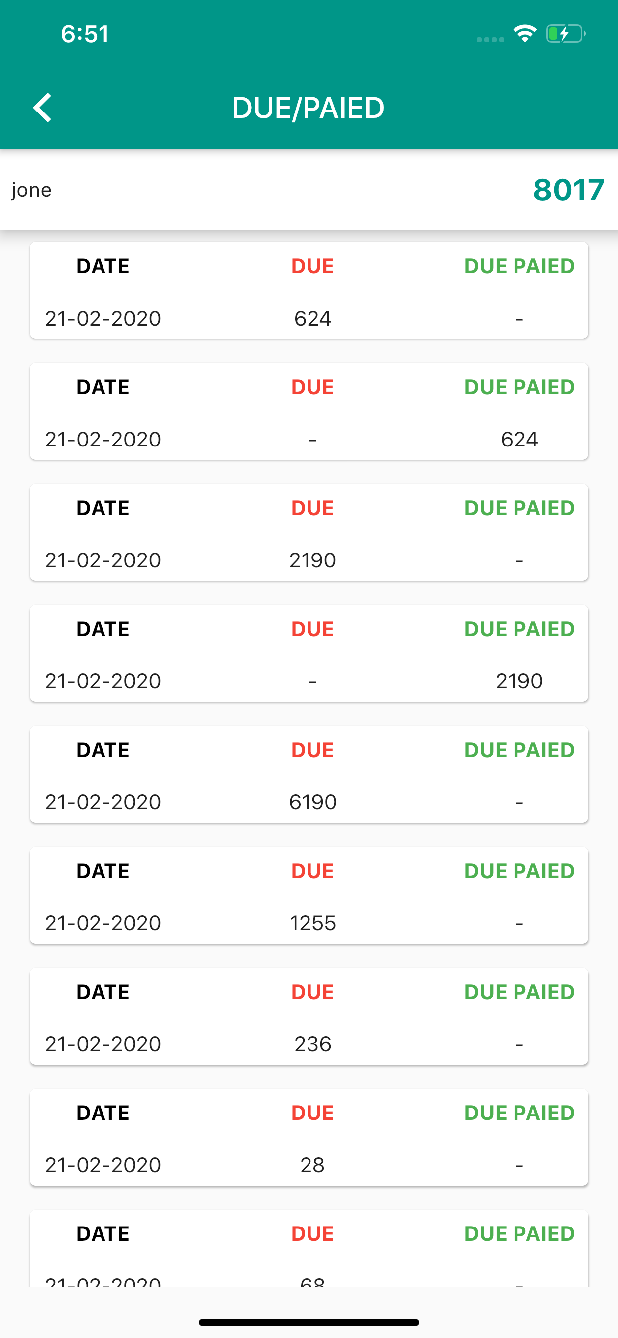 Billing App