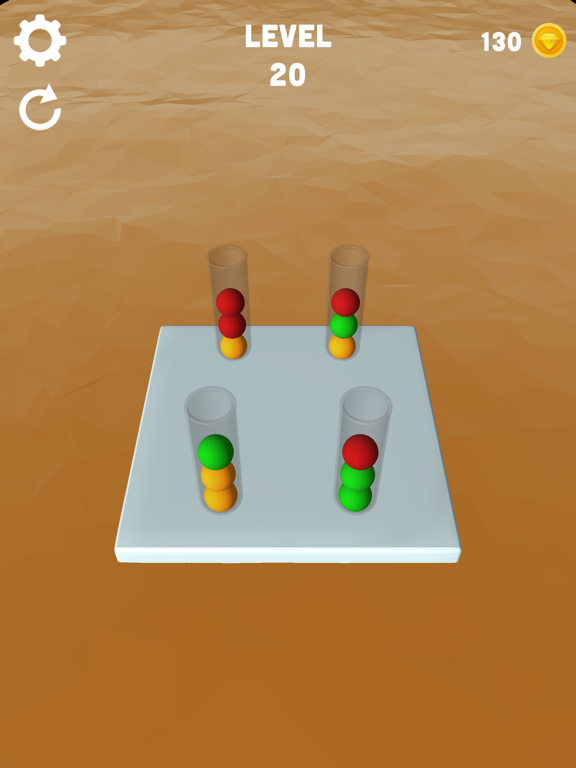 Sort Balls 3D iPad screenshot