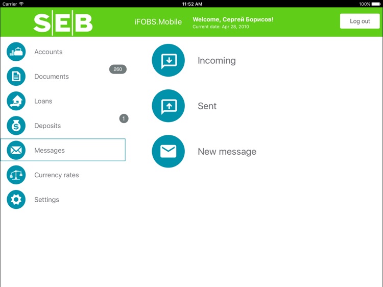 SEB Bank Ukraine for iPad screenshot-4