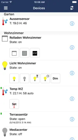 FHEM-Remote screenshot 1