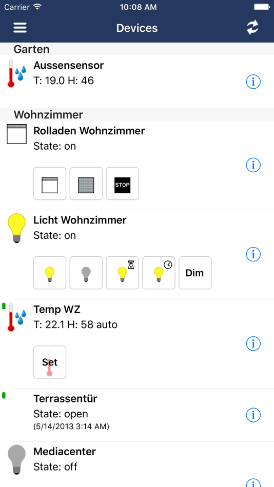 #1. FHEM-Remote (iOS) By: Mirco Vitr