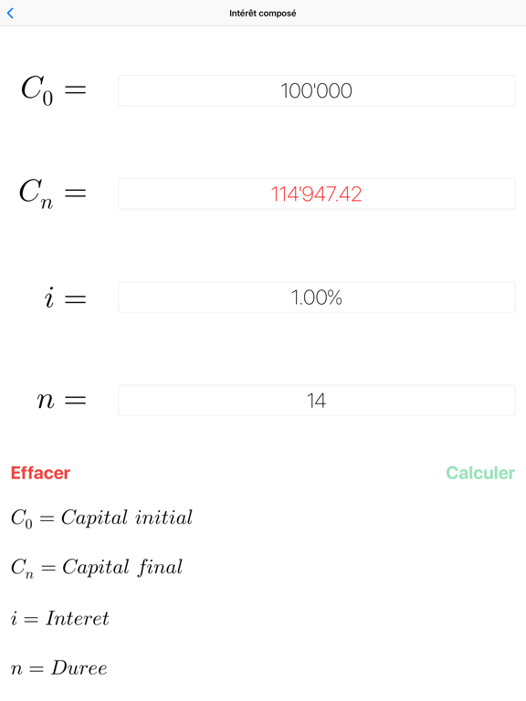 Screenshot #6 pour FinCalcPro Calculateur