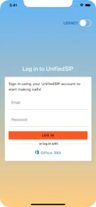 UnifiedSIP screenshot #1 for iPhone