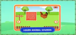 Game screenshot Farm Animals Sounds Kids Games apk