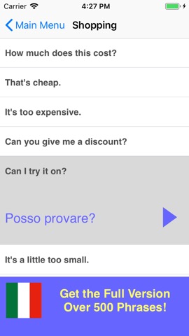 Speak Italian Phrasebook Liteのおすすめ画像3