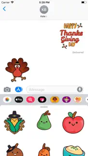 thanksgiving day stickers * problems & solutions and troubleshooting guide - 1