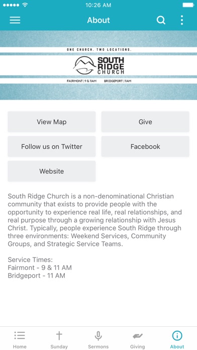 South Ridge Church WV Screenshot